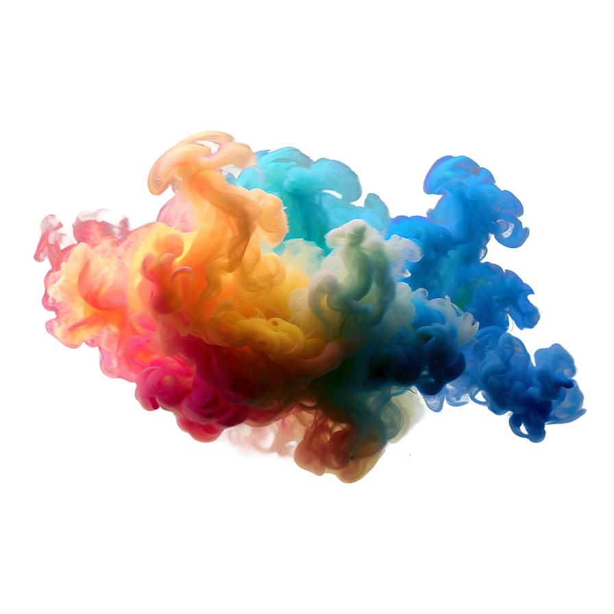 Colorful Smoke Swirls Png 64 PNG image