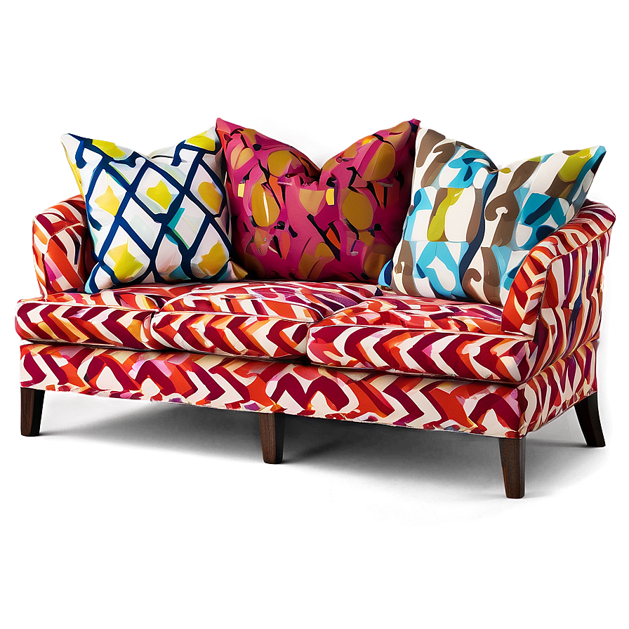 Colorful Sofa Pillows Png 79 PNG image