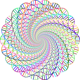 Colorful Spiral Abstract PNG image