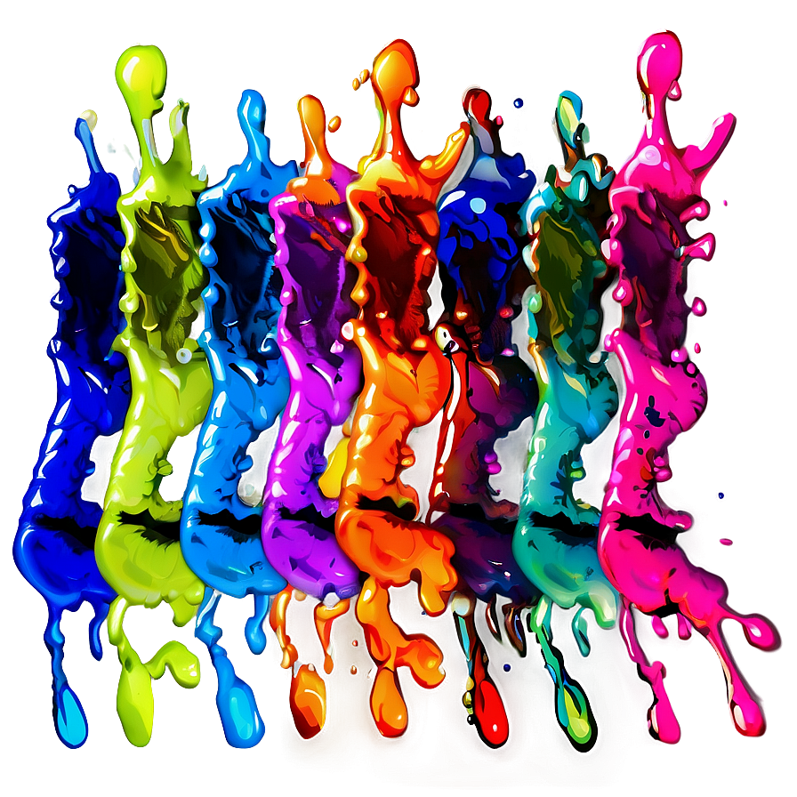 Colorful Splash Png Qnx PNG image