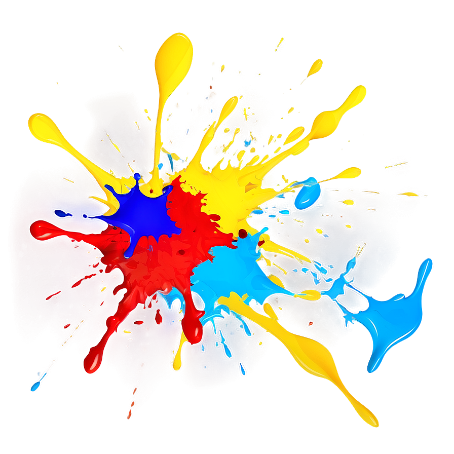 Colorful Splat Png Csn PNG image