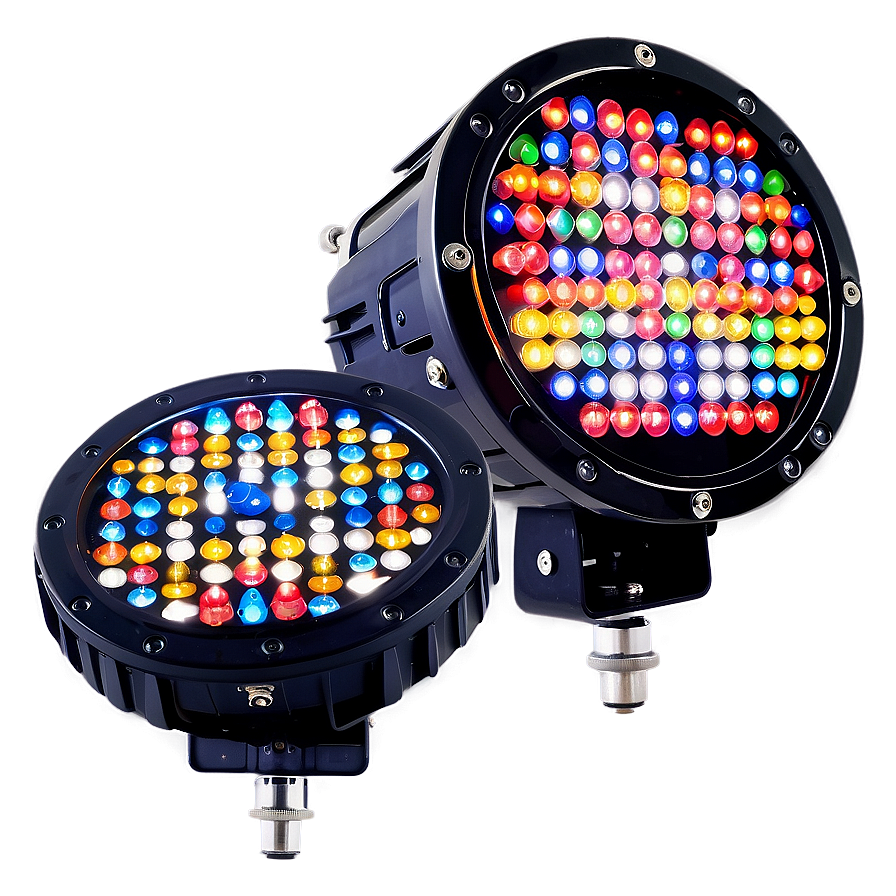 Colorful Stadium Lights Png 16 PNG image
