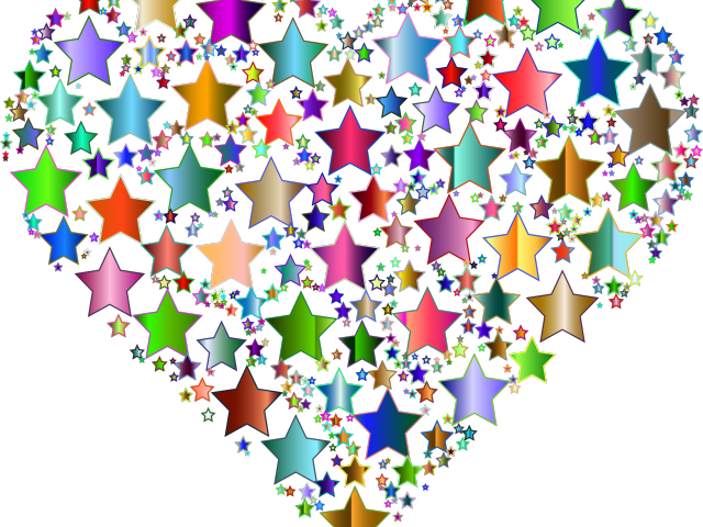 Colorful Star Explosion PNG image
