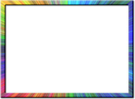 Colorful Static Border Black Center PNG image