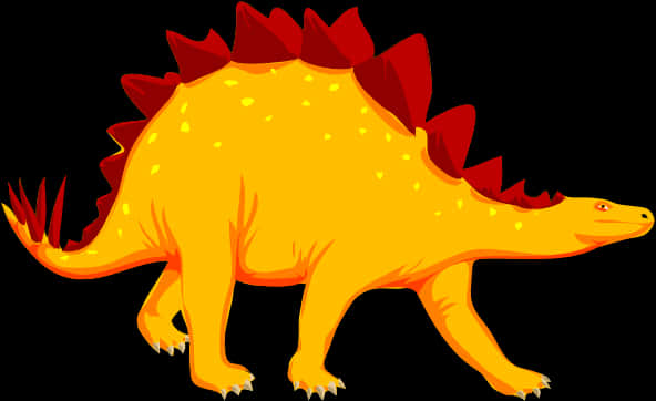 Colorful_ Stegosaurus_ Illustration.png PNG image
