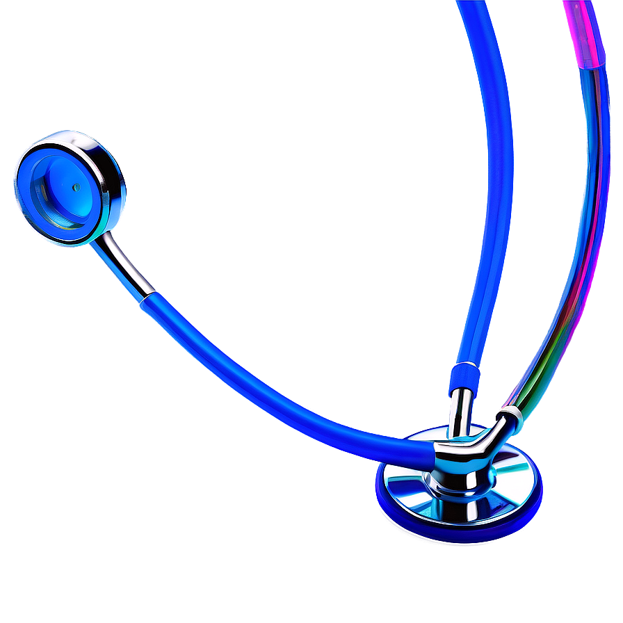 Colorful Stethoscope Heart Png 06282024 PNG image