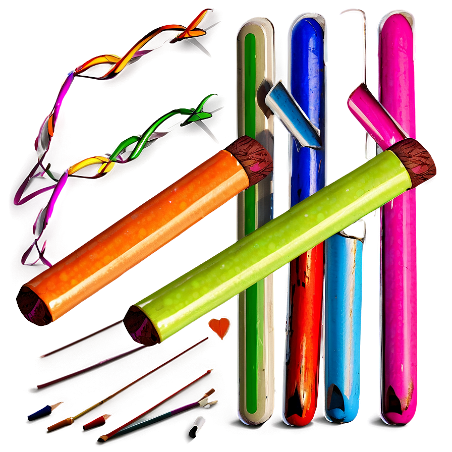 Colorful Sticks Png 29 PNG image