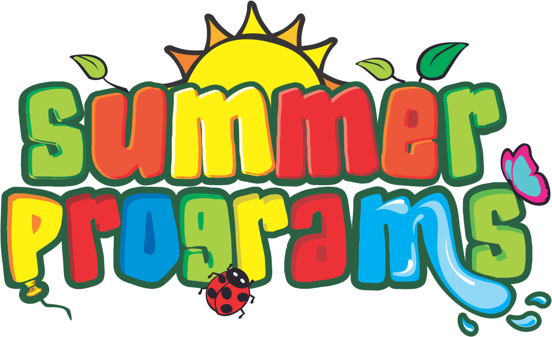 Colorful Summer Programs Graphic PNG image