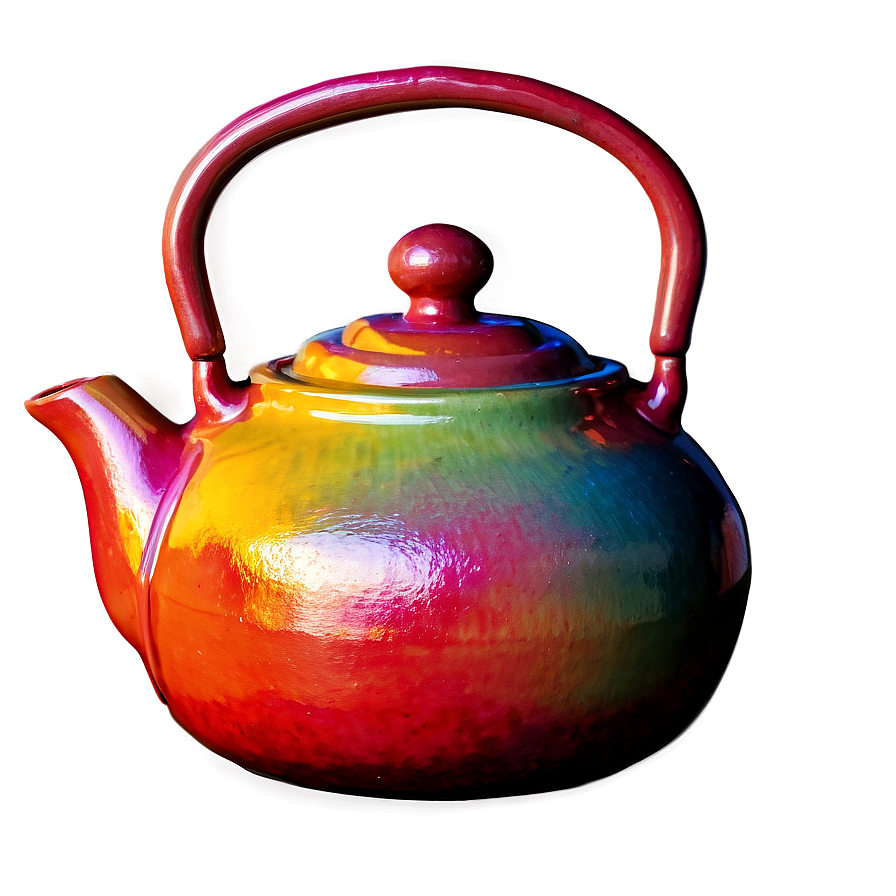 Colorful Teapot Png Tng PNG image