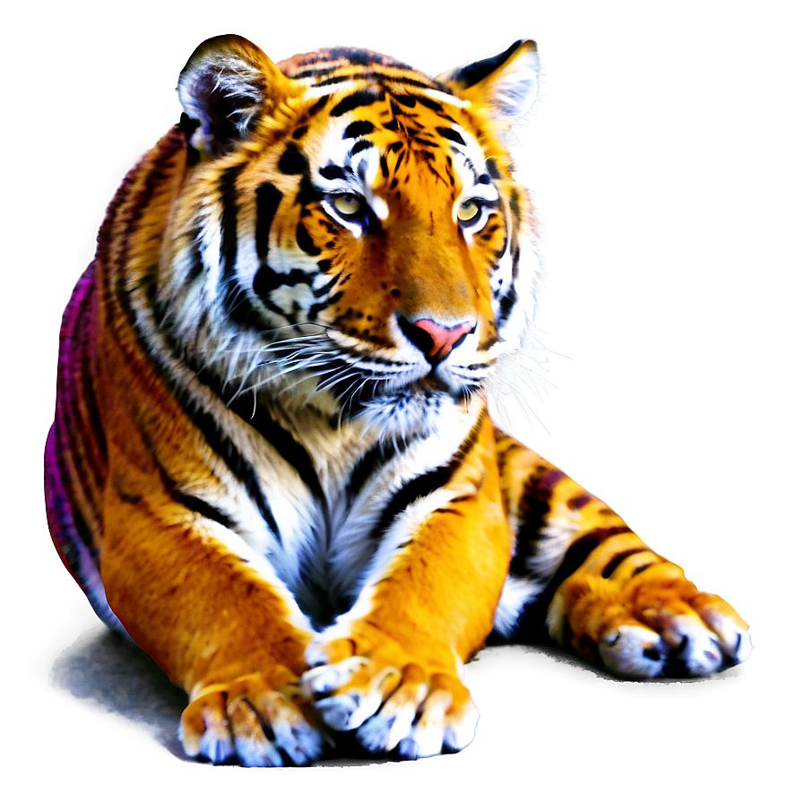 Colorful Tiger Png 45 PNG image