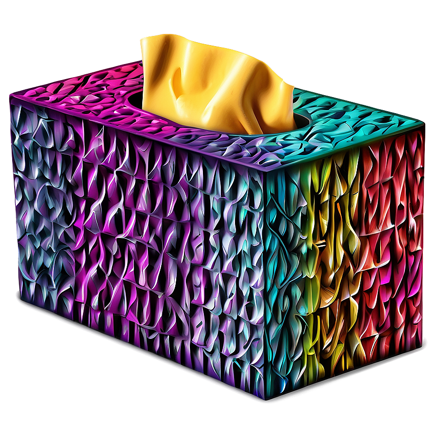 Colorful Tissue Box Png 79 PNG image