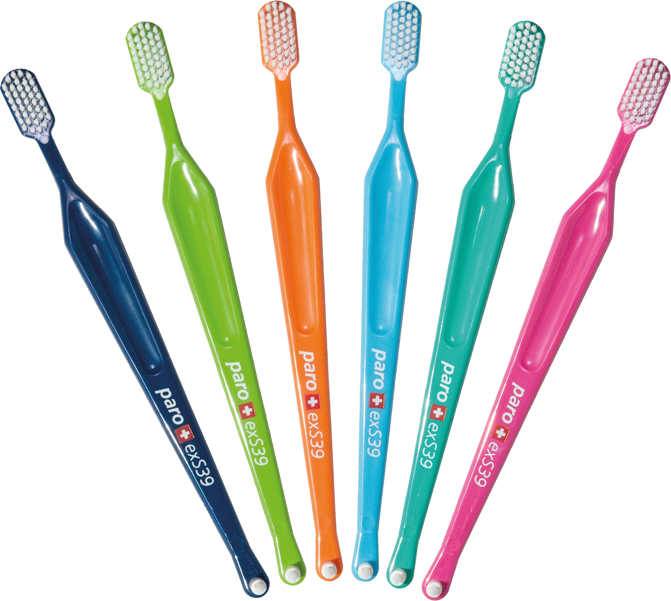 Colorful Toothbrushes Array PNG image