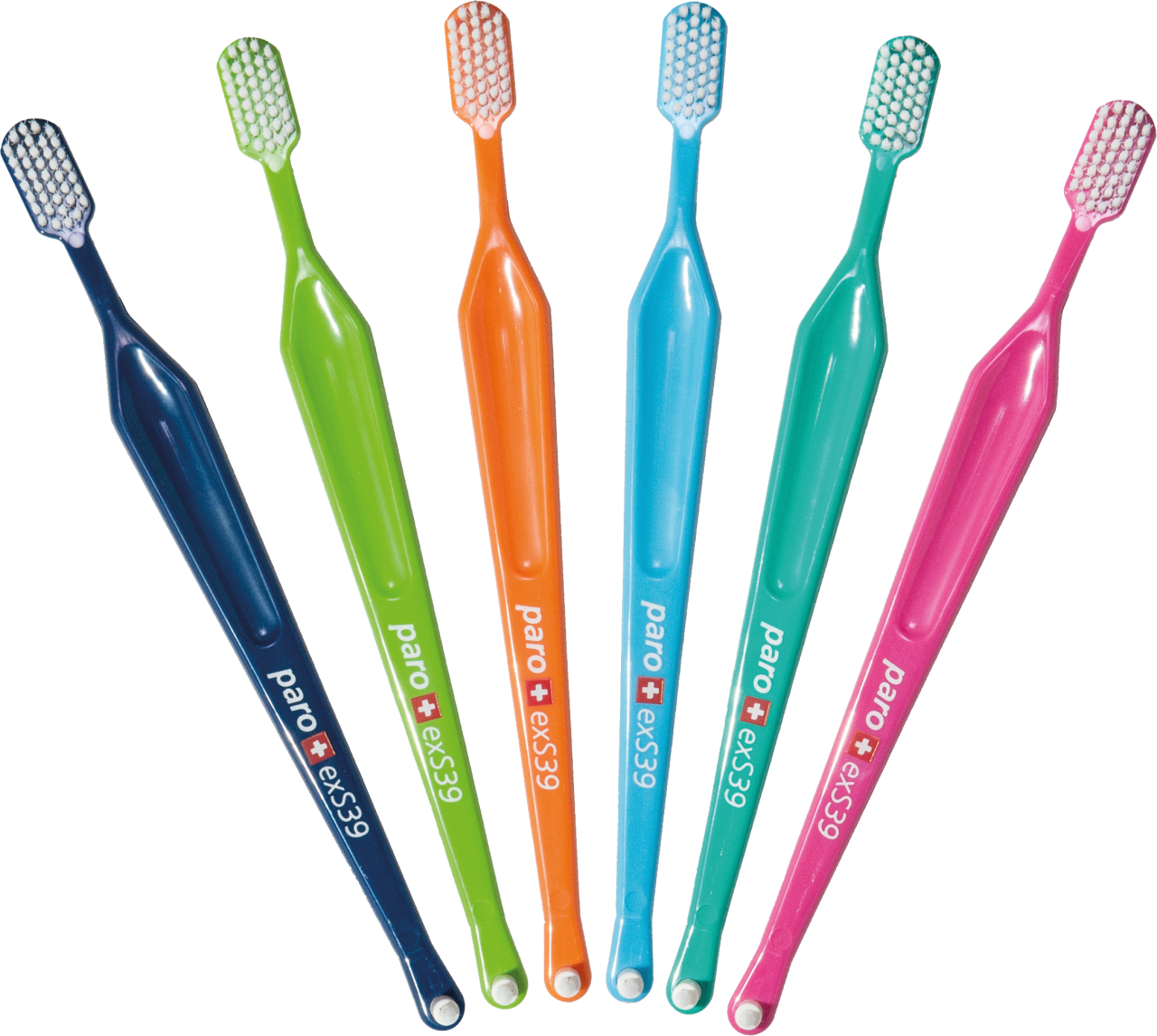 Colorful Toothbrushes Array PNG image