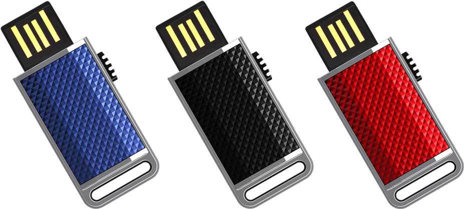 Colorful U S B Flash Drives PNG image