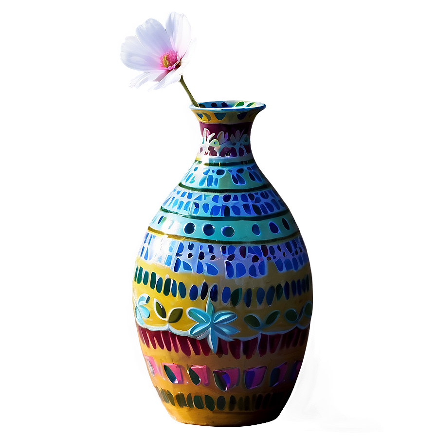 Colorful Vase Png 05252024 PNG image