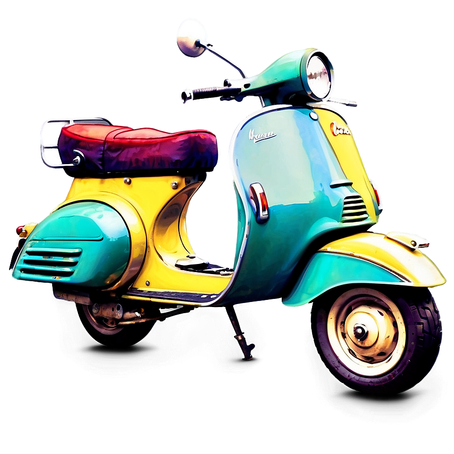 Colorful Vespa Collection Png 06252024 PNG image