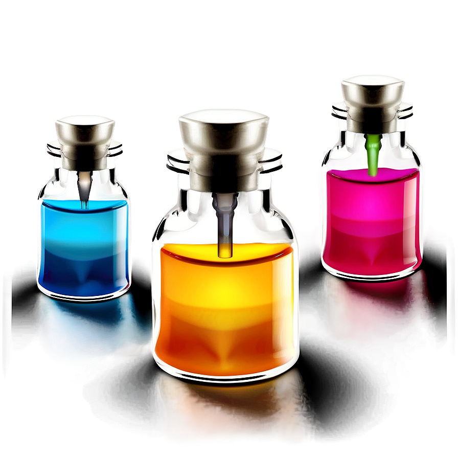 Colorful Vial Png Ivw PNG image