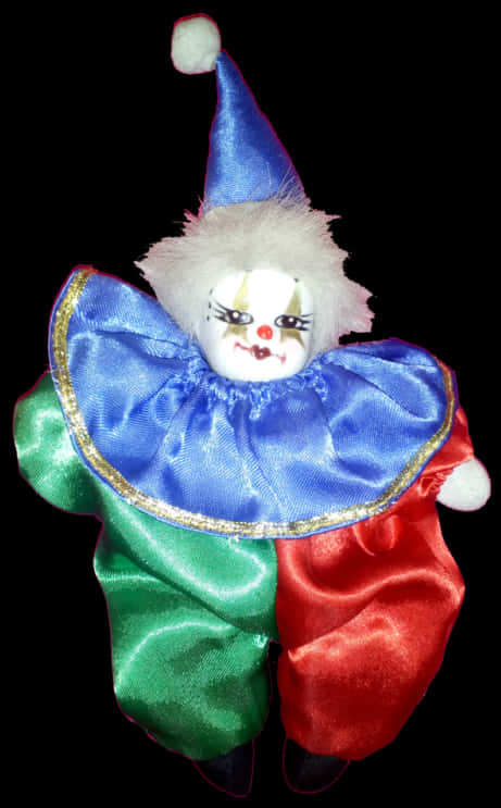 Colorful Vintage Clown Doll PNG image