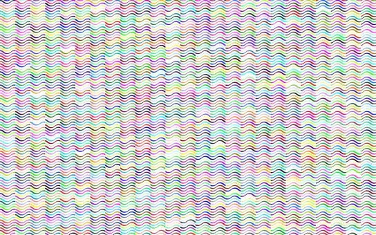 Colorful Wavy Lines Pattern PNG image