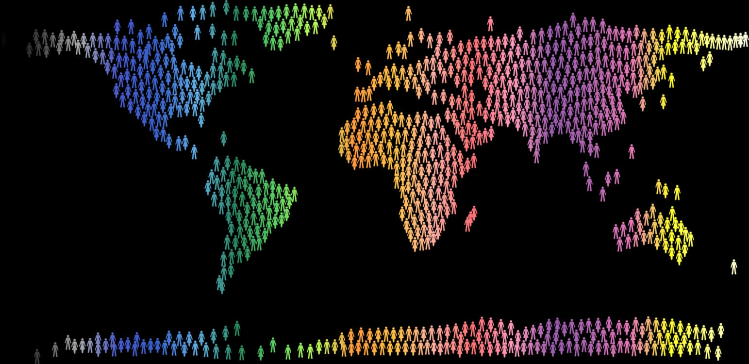 Colorful World Map People Representation.jpg PNG image