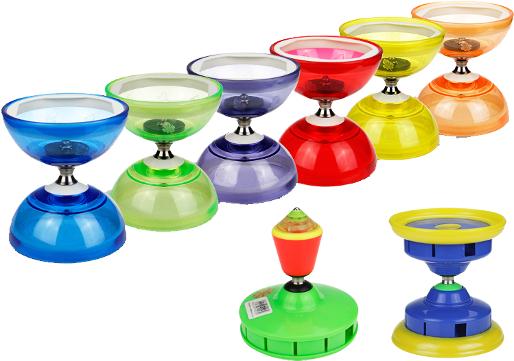 Colorful Yoyo Collection PNG image