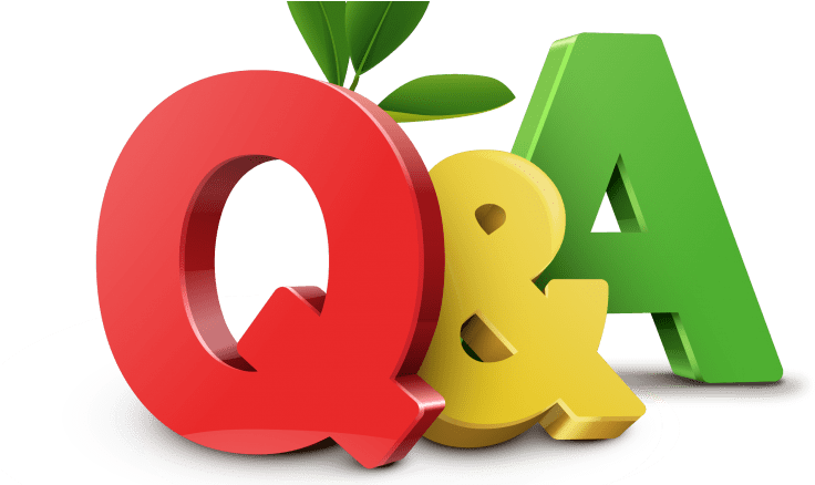 Colorful3 D Q A Letters PNG image