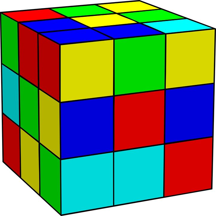 Colorful3 D Rubiks Cube Illustration PNG image