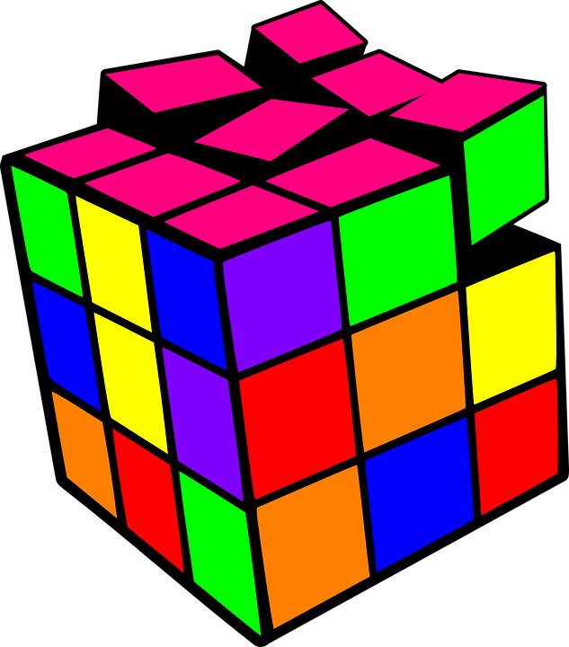 Colorful3 D Rubiks Cube Illustration PNG image