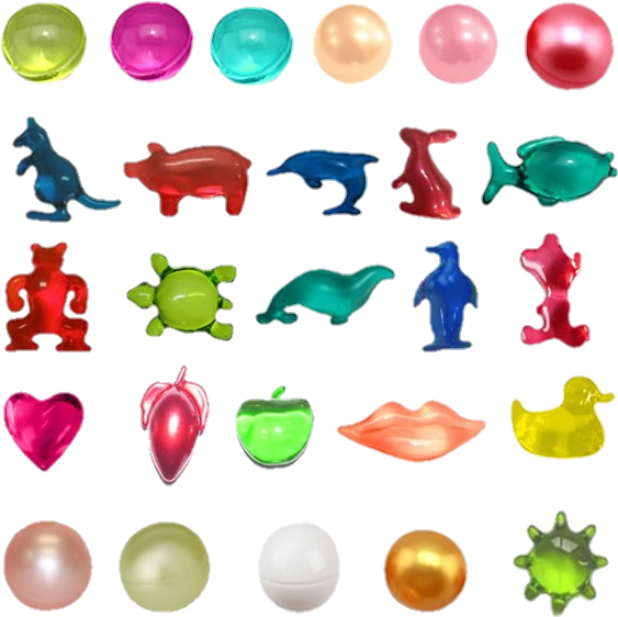 Colorful90s Gummy Charms Collection PNG image