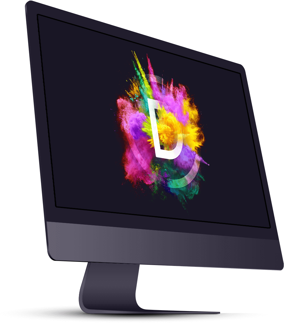 Colorfuli Mac Display PNG image