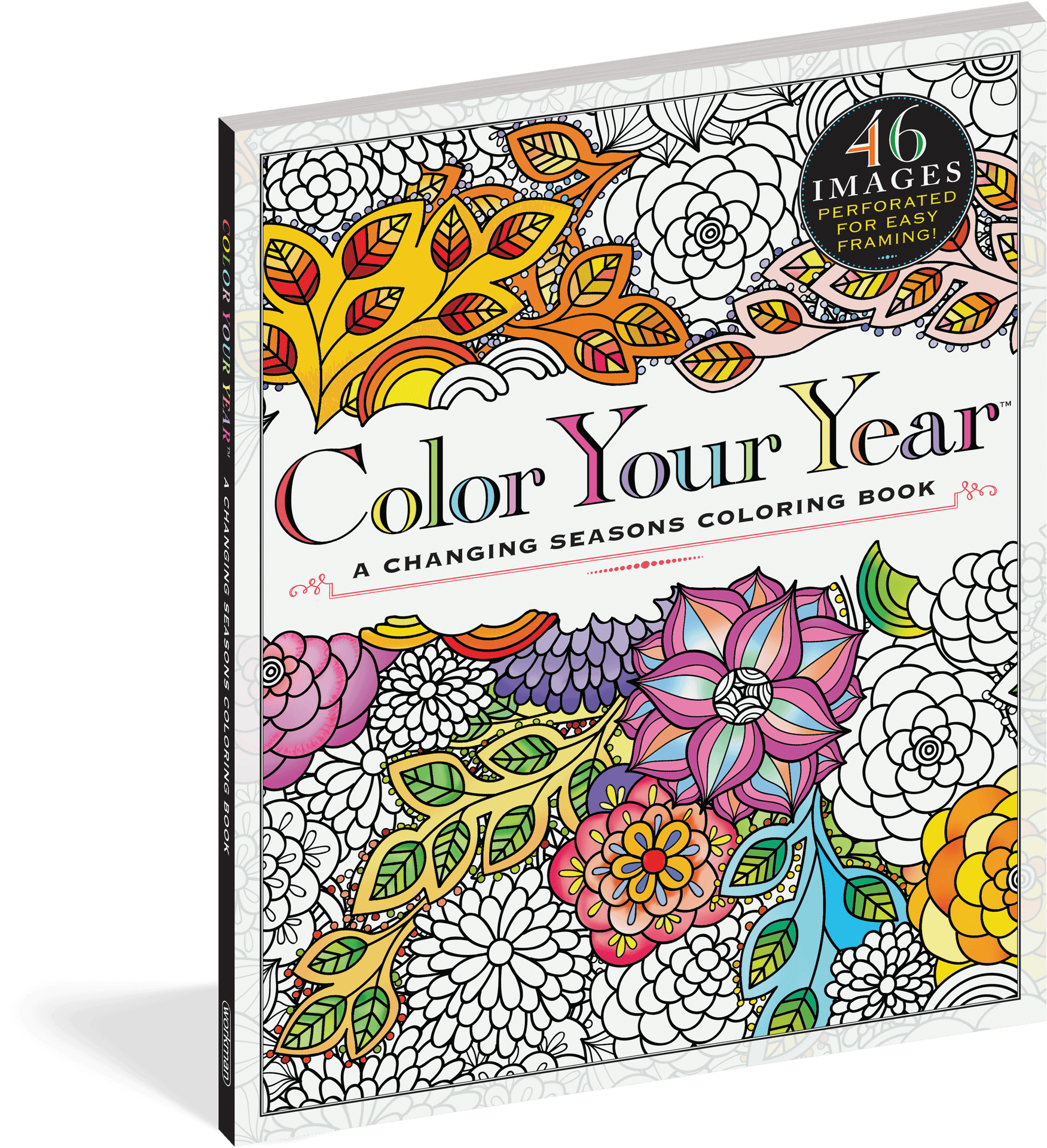 Coloring Book Cover Color Your Year PNG image