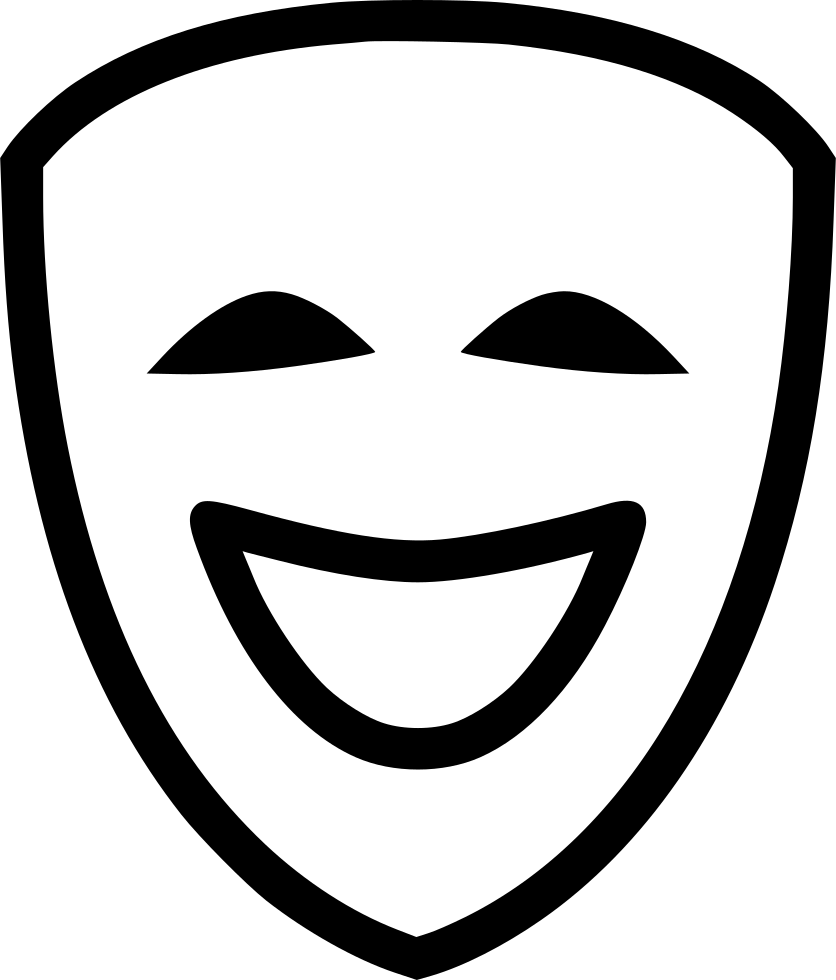 Comedy Theater Mask PNG image