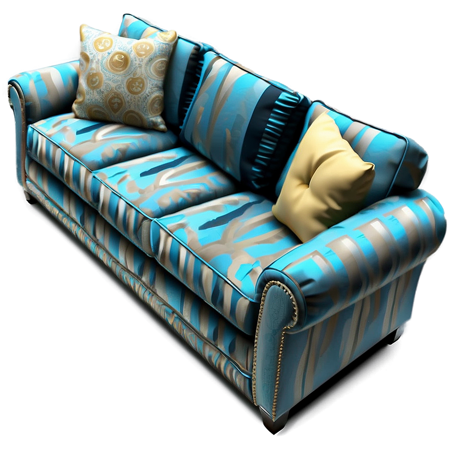 Comfortable Fabric Sofa Png 14 PNG image