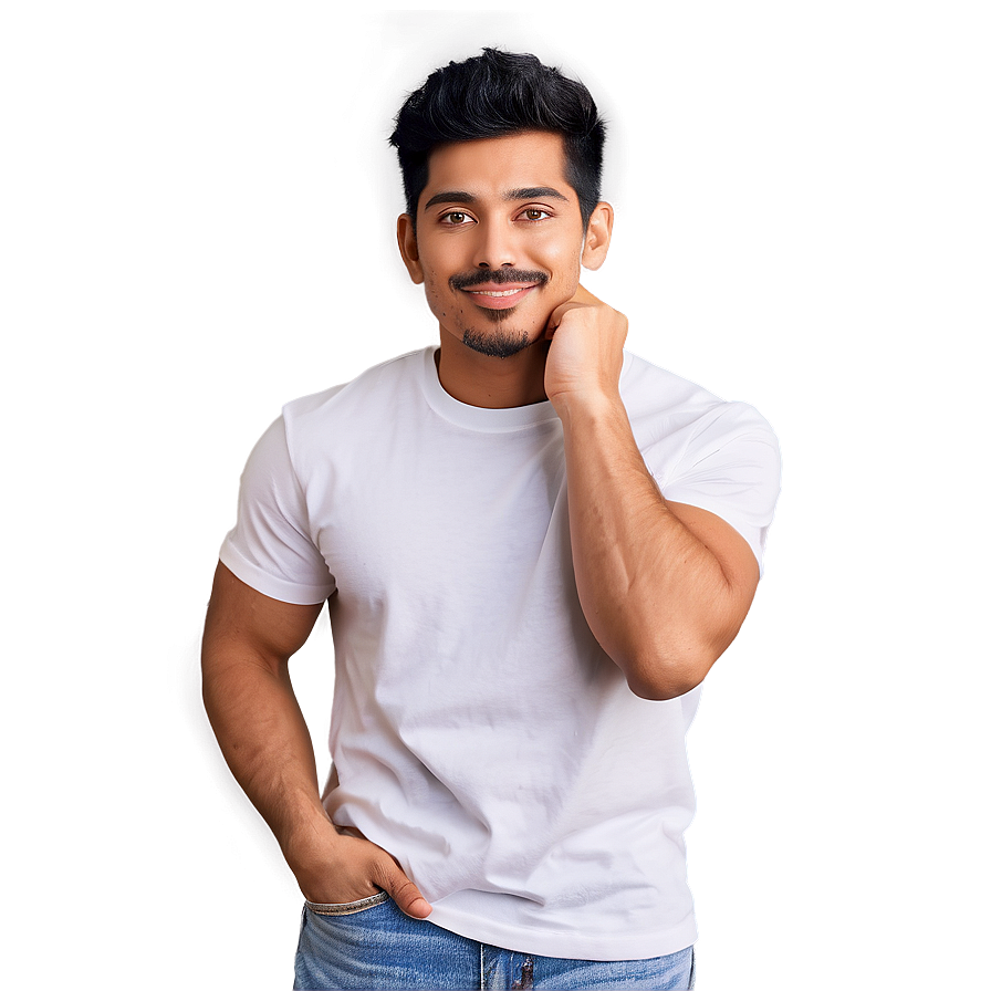 Comfortable White Tee Png 46 PNG image