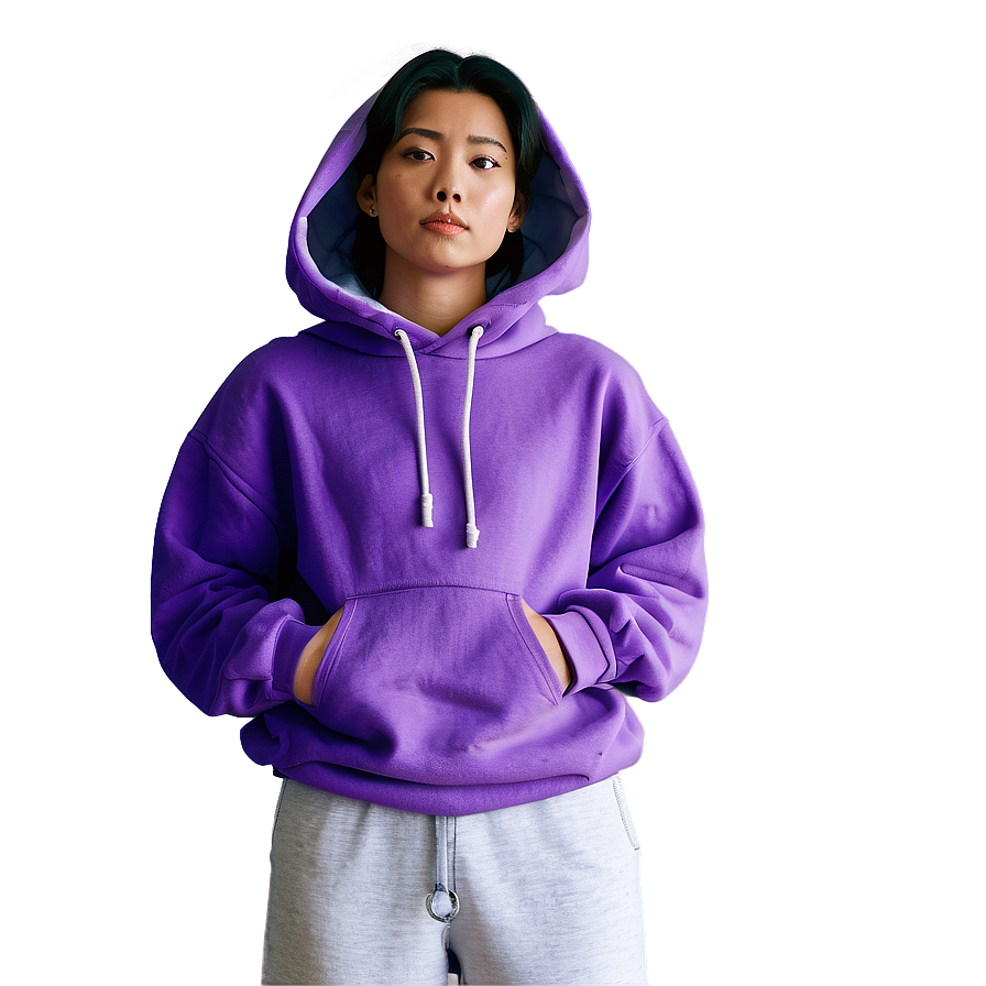 Comfy Purple Hoodie Image Png 06292024 PNG image