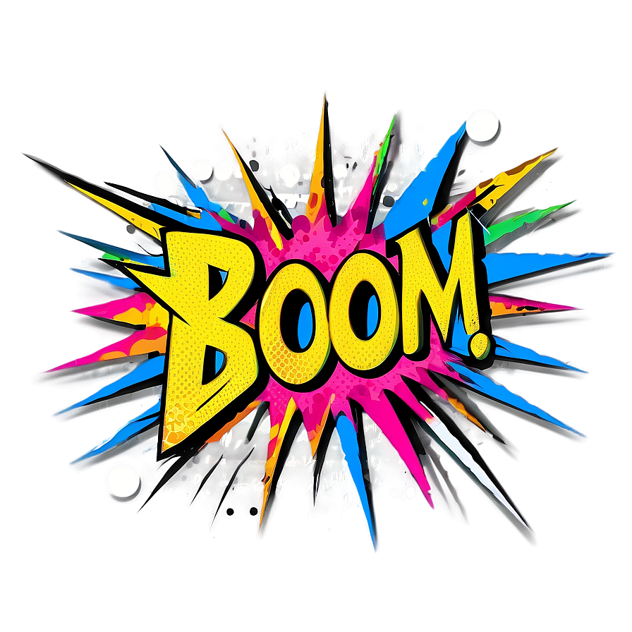 Comic Boom Hit Effect Png 06282024 PNG image