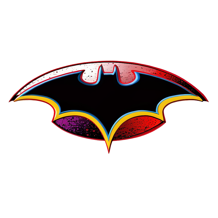 Comic Style Batman Logo Png Isk38 PNG image