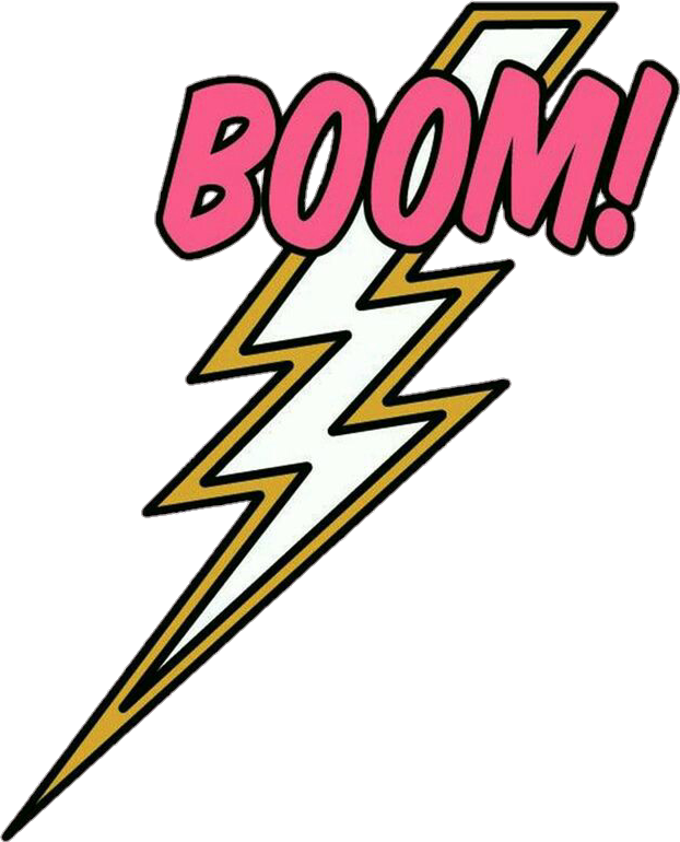 Comic Style Boom Explosion PNG image