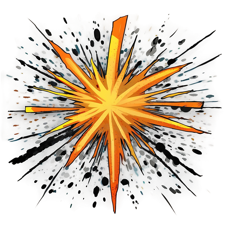 Comic Style Explosion Png 06212024 PNG image