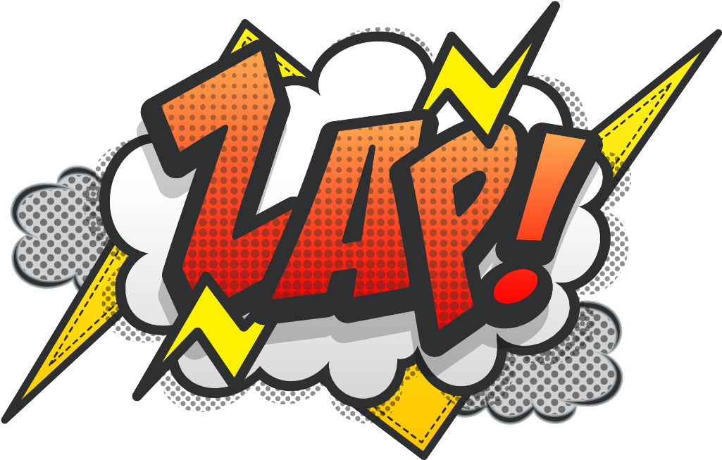 Comic Style Zap Word Cloud PNG image