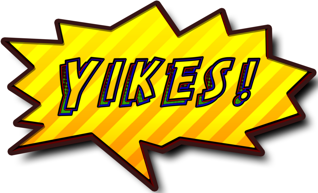 Comic_ Yikes_ Exclamation PNG image
