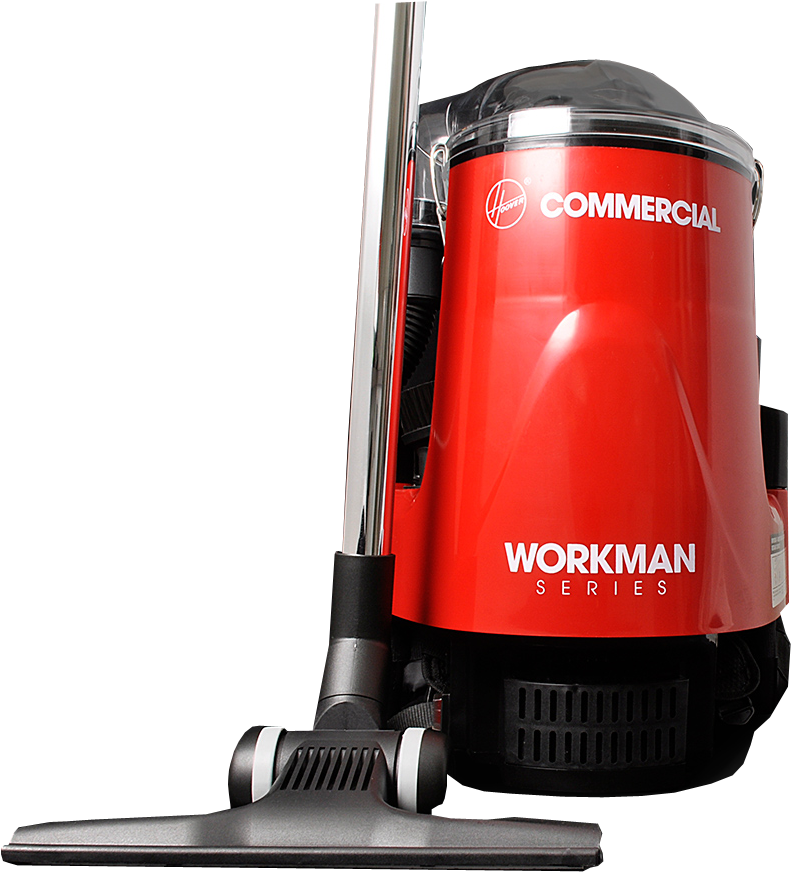 Commercial Grade Red Vacuum Cleaner PNG image