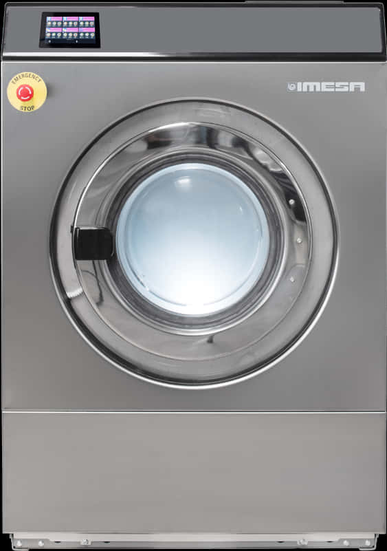 Commercial Washing Machine Front View PNG image