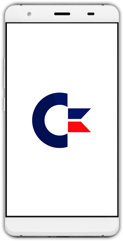 Commodore64 Logo Smartphone Display PNG image