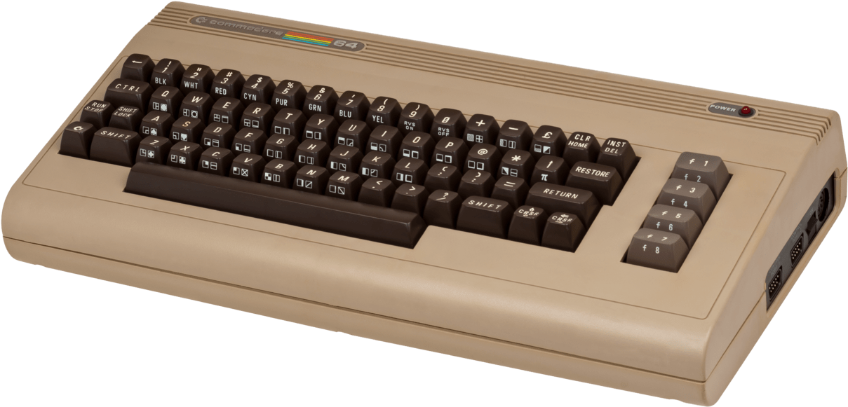 Commodore64 Vintage Computer PNG image