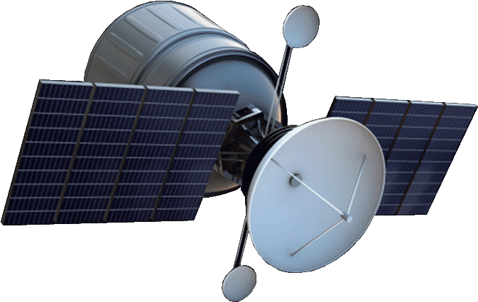 Communications Satellite Isolated PNG image