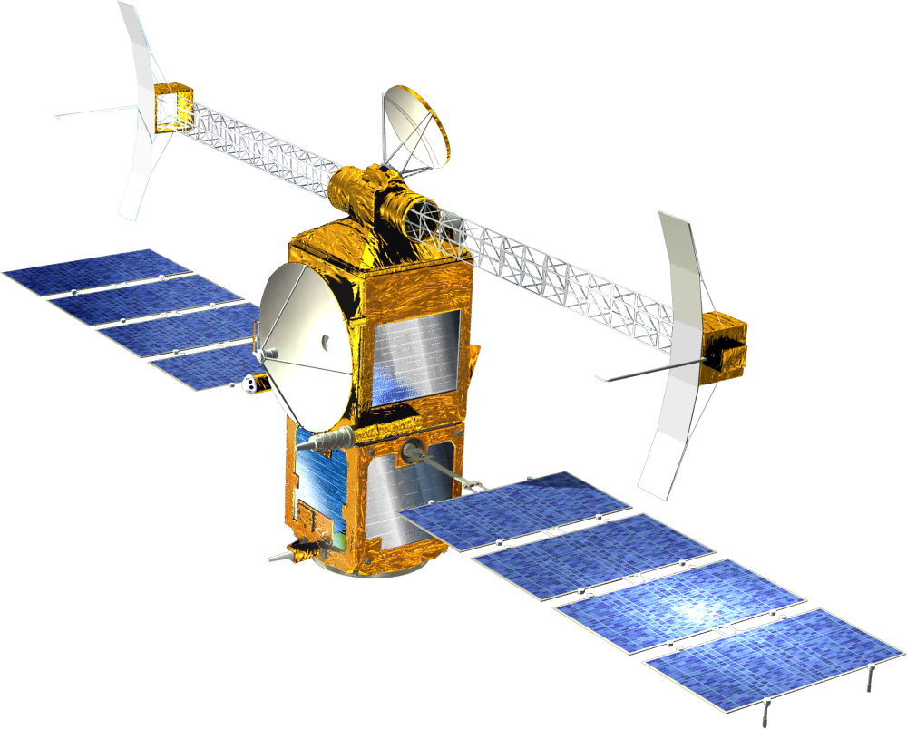 Communications Satellite Rendering PNG image