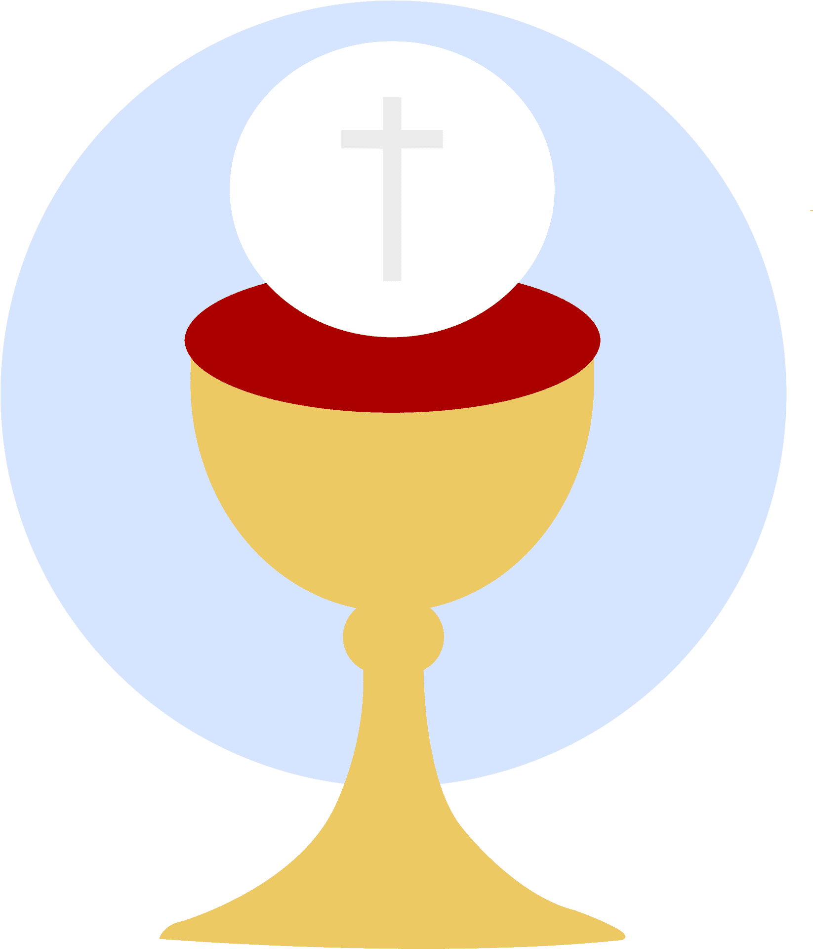 Communion Chaliceand Host PNG image