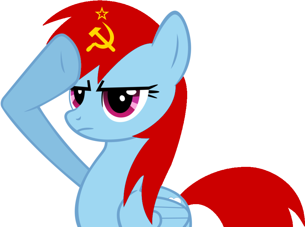 Communist Salute Pony PNG image