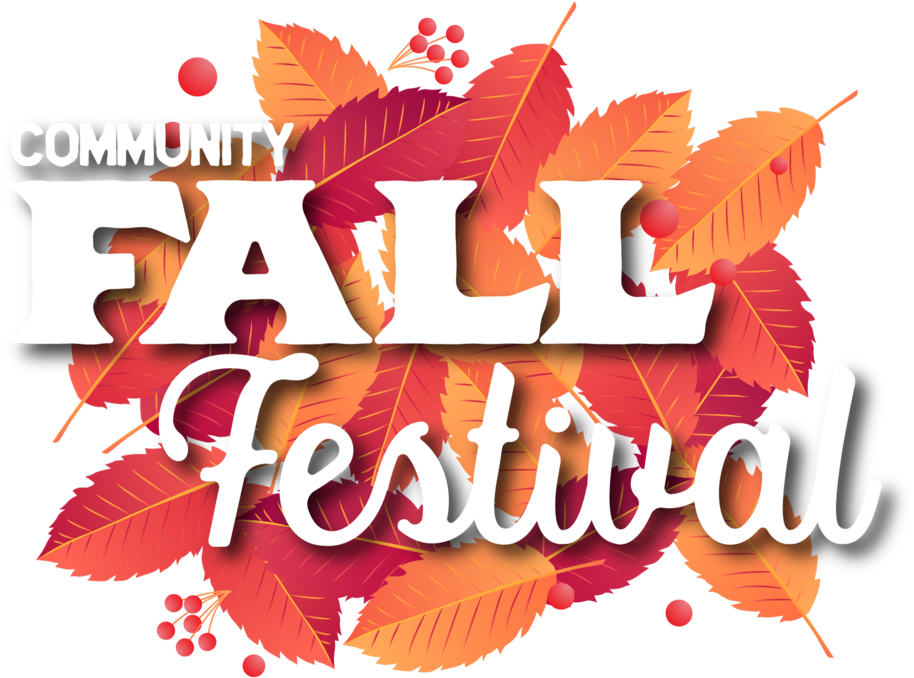 Community Fall Festival Graphic PNG image